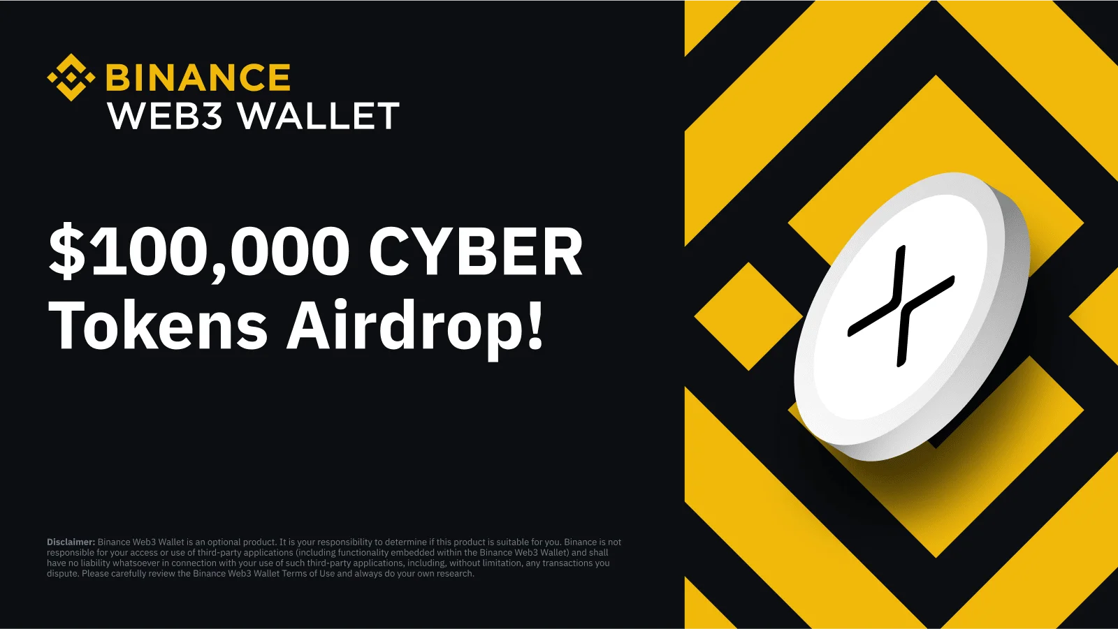 Cyberconnect X Binance Web Wallet Airdrop Of Claim Free Cyber